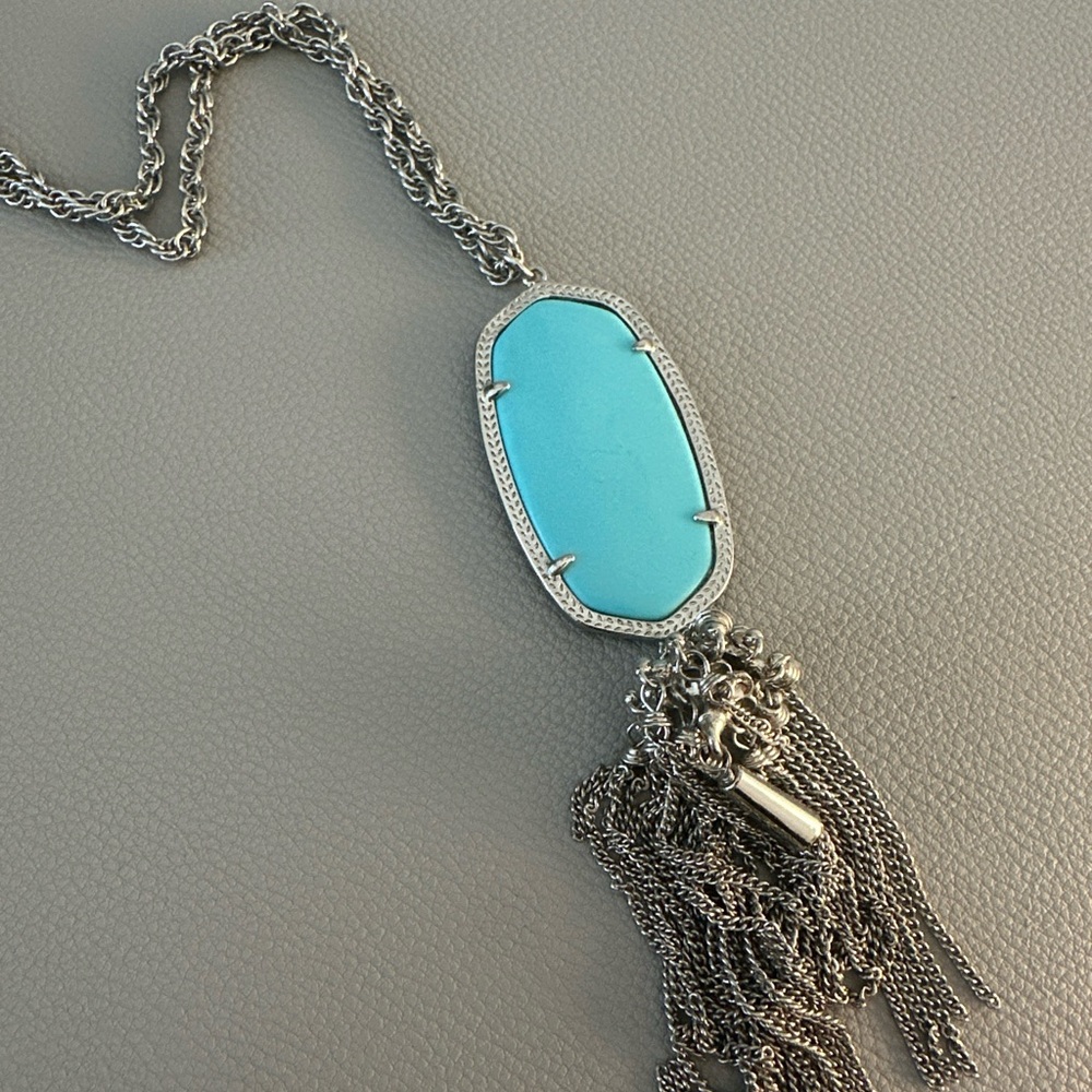 Kendra Scott Turquoise Rayne Pendant